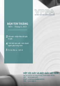 Bản tin tháng - Ngành giấy; số 8/2023