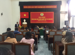 Đại hội Công đoàn Viện Công nghiệp Giấy và Xenluylô nhiệm kỳ 2017 – 2022