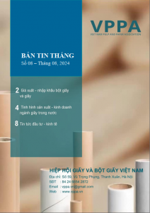 Bản tin tháng - Ngành giấy; số 08/2024