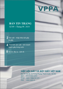 Bản tin tháng - Ngành giấy; số 09/2024