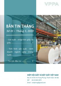 Bản tin tháng - Ngành giấy; số 01/2020