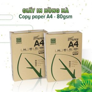 Giấy in Copy Paper Hồng Hà: Sản phẩm mới theo hướng tiêu dùng xanh