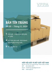 Bản tin tháng - Ngành giấy; số 09/2020