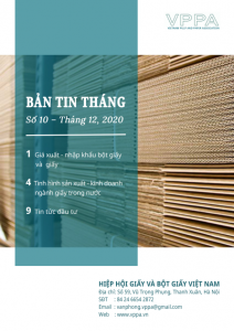 Bản tin tháng - Ngành giấy; số 10/2020
