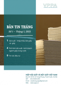 Bản tin tháng - Ngành giấy; số 1/2021