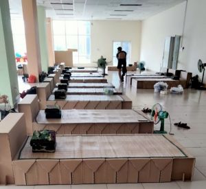 Bao bì Biên Hoà tặng 1.000 giường giấy hỗ trợ chống dịch COVID-19