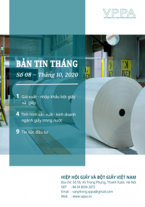 Bản tin tháng - Ngành giấy; số 8/2021
