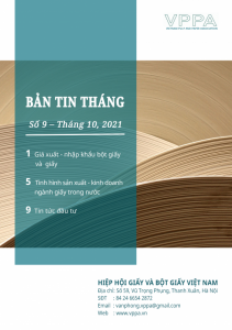 Bản tin tháng - Ngành giấy; số 9/2021